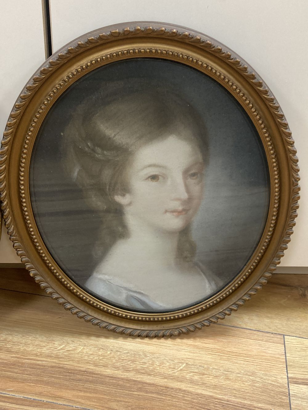 19th century English School, two pastels, Portraits of a lady and gentleman, 32 x 26cm